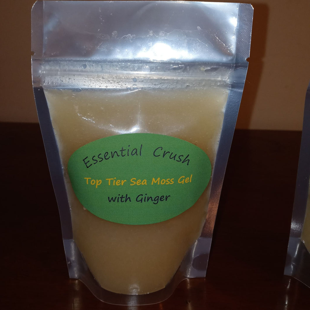 Top Tier Sea Moss Gel with Ginger 16 oz